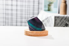 Load image into Gallery viewer, Natural fluorite Lamp. Rainbow Fluorite Lamp Decor.Quartz Crystal Night Light.crystal gravel lamp.Healing Crystal.Gemstone Lamp.
