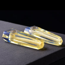 Load image into Gallery viewer, Clear Opalite Crystal Pipes Crystal Pipe-Quartz Pipe-Crystal Pipe-Crystal Gift-Birthday Gift
