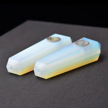 Load image into Gallery viewer, Natural opalite Pipes Crystal Pipe-Quartz Pipe-Crystal Pipe-Crystal Gift-Birthday Gift
