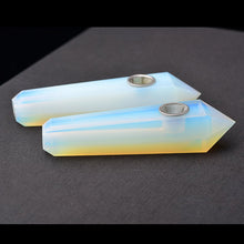 Load image into Gallery viewer, Natural opalite Pipes Crystal Pipe-Quartz Pipe-Crystal Pipe-Crystal Gift-Birthday Gift
