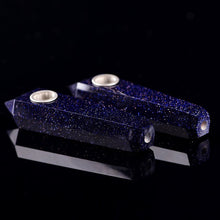 Load image into Gallery viewer, Blue sandstone Pipes Crystal Pipe-Quartz Pipe-Crystal Pipe-Crystal Gift-Birthday Gift
