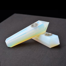 Load image into Gallery viewer, Natural opalite Pipes Crystal Pipe-Quartz Pipe-Crystal Pipe-Crystal Gift-Birthday Gift
