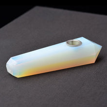 Load image into Gallery viewer, Natural opalite Pipes Crystal Pipe-Quartz Pipe-Crystal Pipe-Crystal Gift-Birthday Gift
