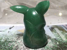 Load image into Gallery viewer, 2.4&#39;&#39;+Natural Aventurine quartz,quartz crystal,hand carved,crystal Pikachu,Aventurine Pikachu,Pikachu skull,crystal gift
