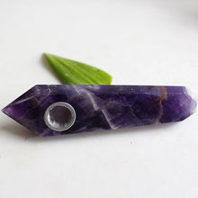 Load image into Gallery viewer, Natural Dream Amthyst Pipes Crystal Pipe-Quartz Pipe-Crystal Pipe-Crystal Gift-Birthday Gift
