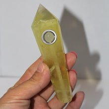 Load image into Gallery viewer, Natural Citrine Pipes Crystal Pipe-Quartz Pipe-Crystal Pipe-Crystal Gift-Birthday Gift
